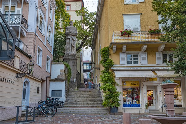Jesuitenplatz and town hall in Baden-Baden