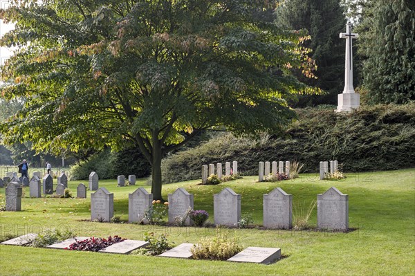 WWI British and German graves