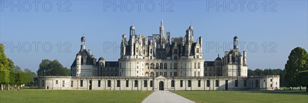 The royal French Renaissance Chateau de Chambord