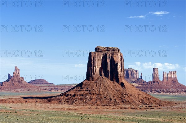 Eroded rock formation the Mittens