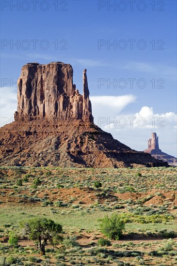 Eroded sandstone rock formation