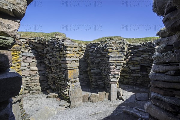 Interior of wheelhouse at Jarlshof