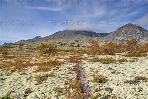 Mount Stygghoin in the fog