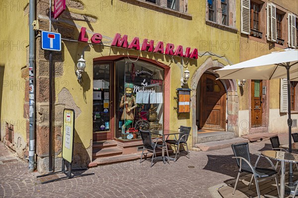 Restaurant in Grand Rue of Colmar in Alsace