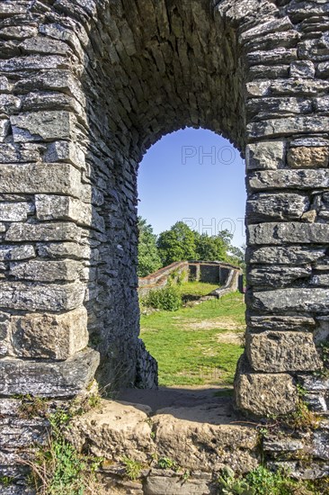 Ruines of the 13th century Chateau d'Herbeumont