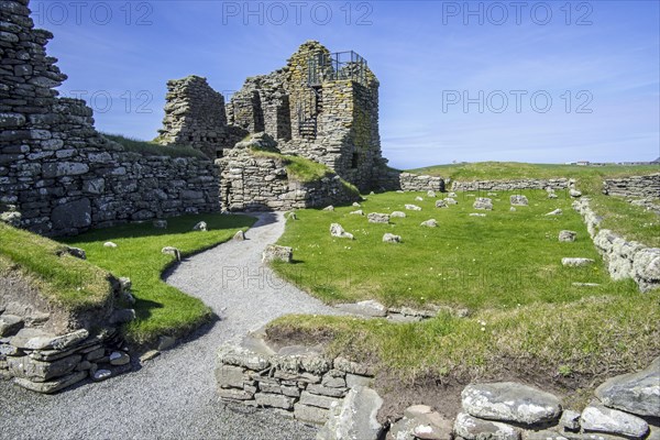 17th century laird's house at Jarlshof