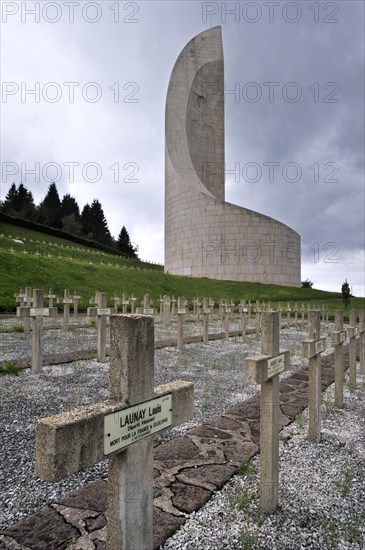 The Monument to the Departed at Natzweiler-Struthof