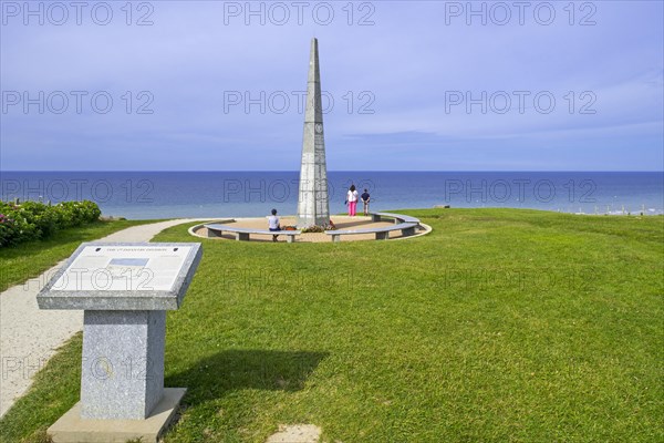 Monument 1st US Infantry Division Memorial at Omaha Beach