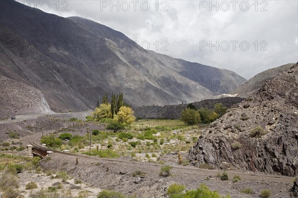 Railroad track of the Tren a las Nubes