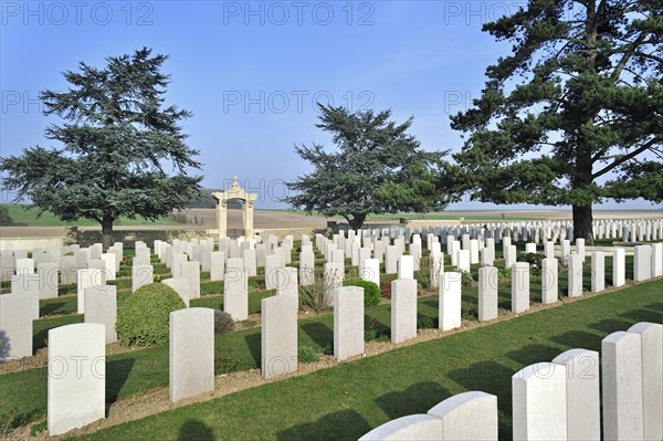 First World War cemetery of Chinese labourers at Noyelles-sur-Mer