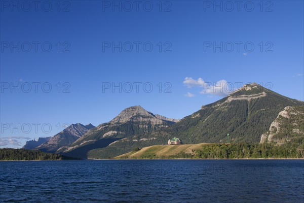 Upper Waterton Lake with Prince of Wales Hotel