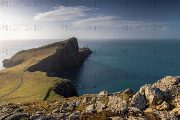 A promontory of land to the west of the island