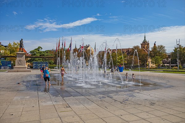 Champ de Mars of Colmar in Alsace