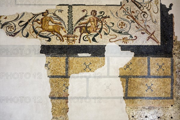 Roman mosaic showing centaurs