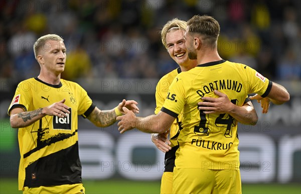 Goal celebration Marco Reus Borussia Dortmund BVB