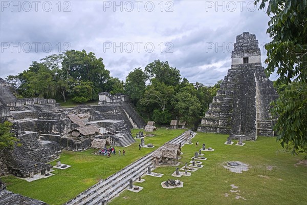 Old ruins of Tikal