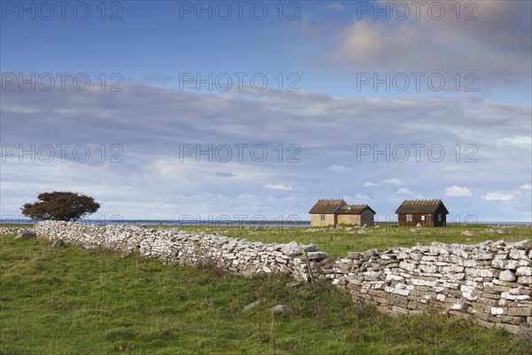 Valfrid Hahn's fishing huts at Ottenby