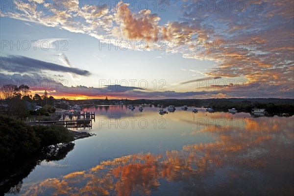 View over the Myall River and Tea Gardens