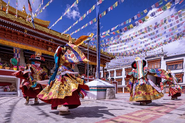 Cham dance performed by monks