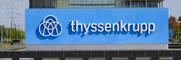 Shield and logo Thyssenkrupp