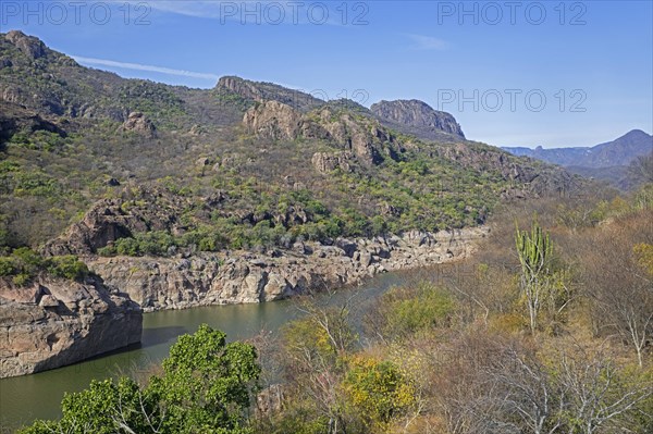 River running through the Copper Canyon