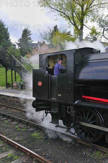 Engine driver in steam engine