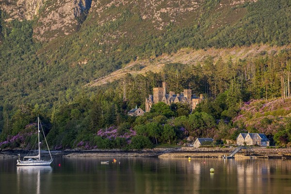 Duncraig Castle in evening light