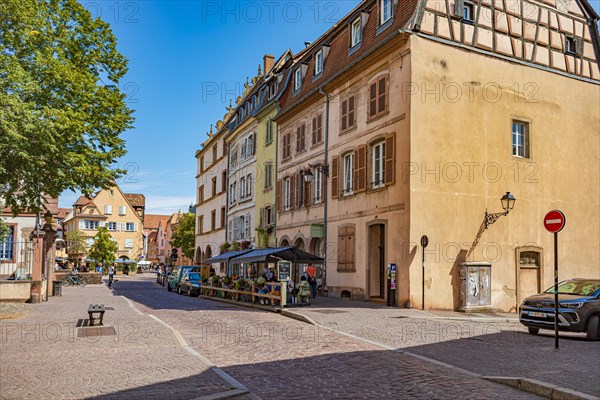 Grand Rue in Little Venice of Colmar in Alsace
