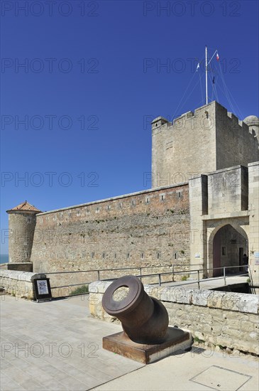 Mortar in front of the Fort Vauban at Fouras