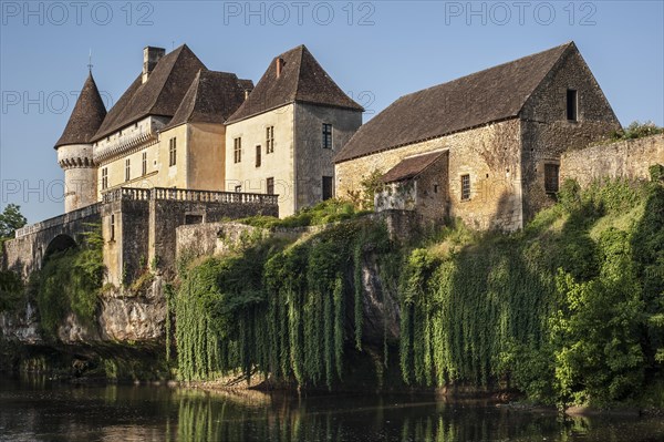 The medieval castle chateau de Losse at Thonac in the Vezere valley