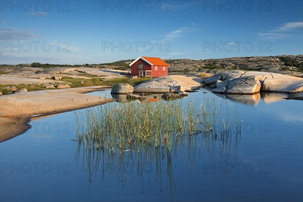 Wooden fishing hut in Ramsvik