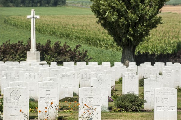 Klein-Vierstraat British Cemetery of the Commonwealth War Graves Commission burial ground for First World War One British soldiers at Kemmel