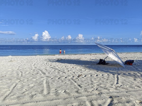 Bimini Beach Beach on the private island of the cruise line MSC Cruises