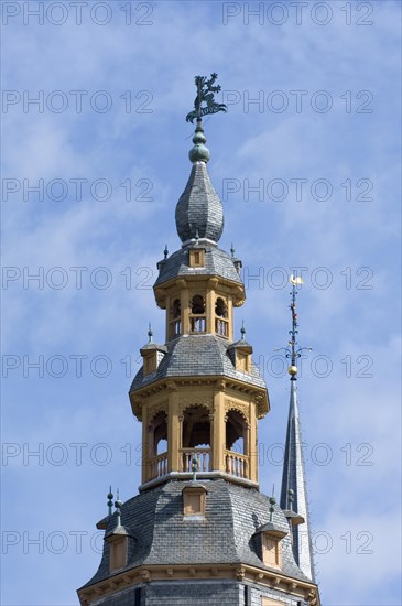 Belfry tower in the city Veurne