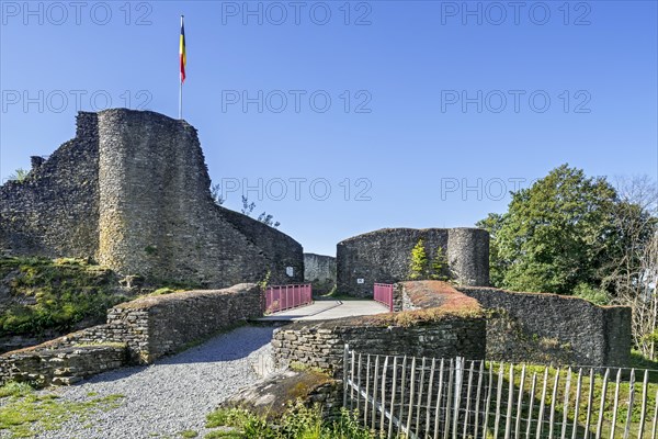 Ruines of the 13th century Chateau d'Herbeumont