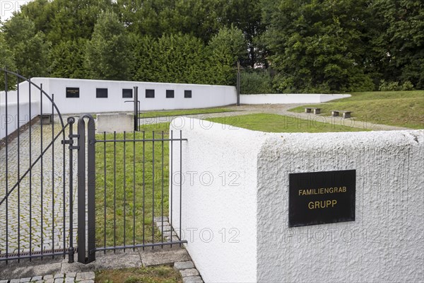 Future family grave of textile manufacturer Wolfgang Grupp and his family