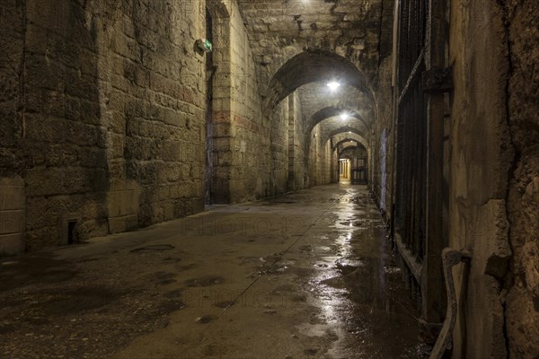 Corridor in the First World War One Fort de Vaux at Vaux-Devant-Damloup