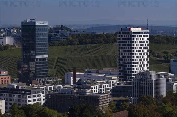 View of Feuerbach district from Killesberg tower