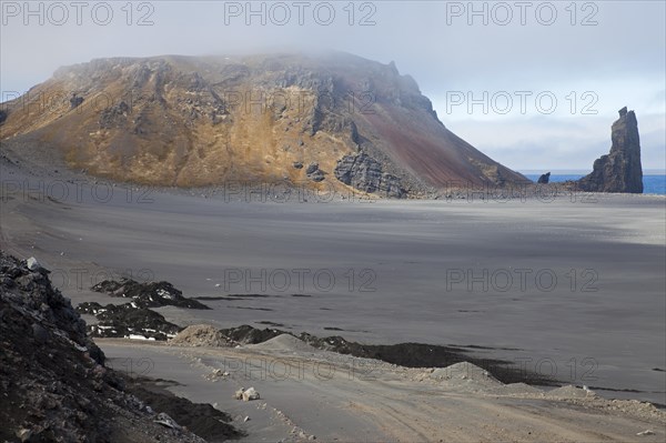 Rhyolite mountain and volcanic plug