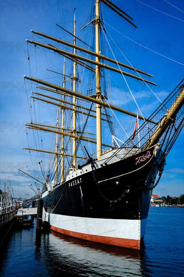 Museum sailing ship Passat in Priewall harbour