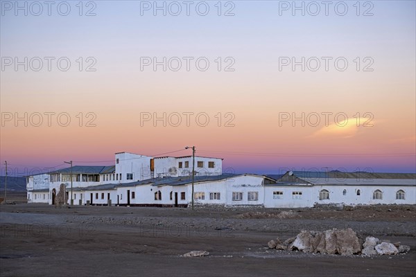 Old hotel on the shore of the Salar de Uyuni