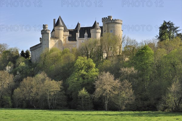 The medieval castle chateau de Chabenet