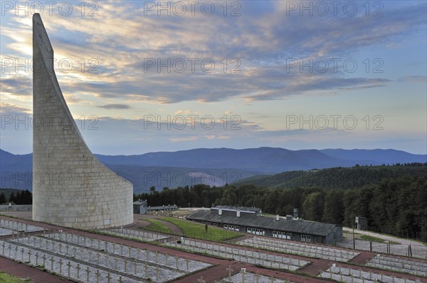 The Monument to the Departed at Natzweiler-Struthof