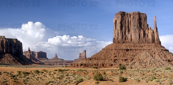 Eroded sandstone rock formation