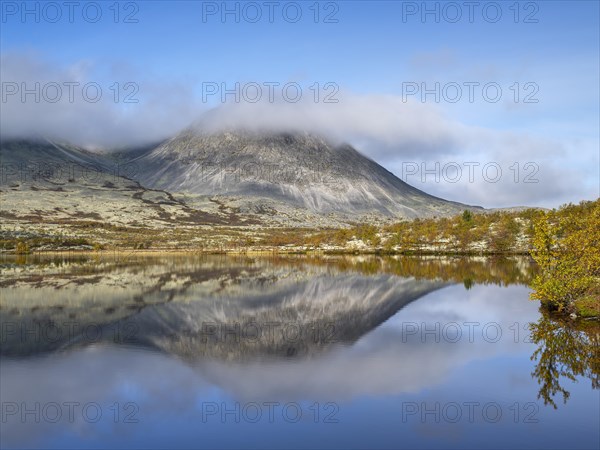 Stygghoin mountain in fog