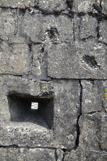 Bullet holes and loophole at the Dodengang