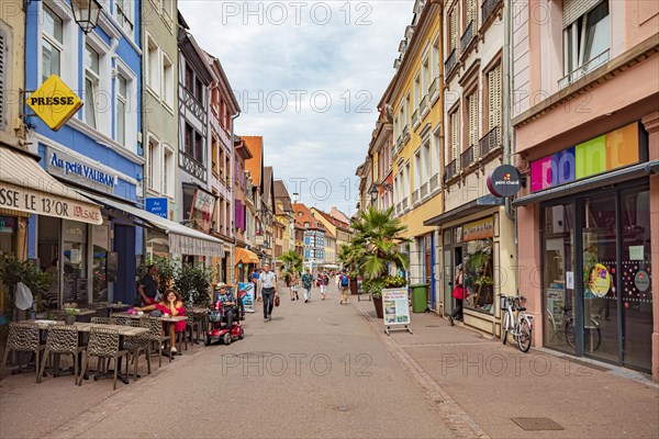 Rue Vauban of Colmar in Alsace