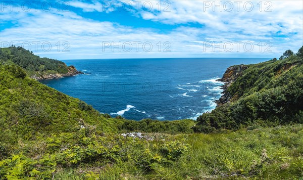 Monte Ulia in the city of San Sebastian