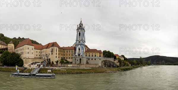 Boat landing stage on the Danube