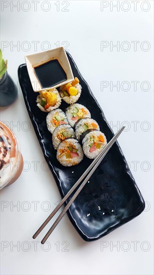 Gimbap or rice roll